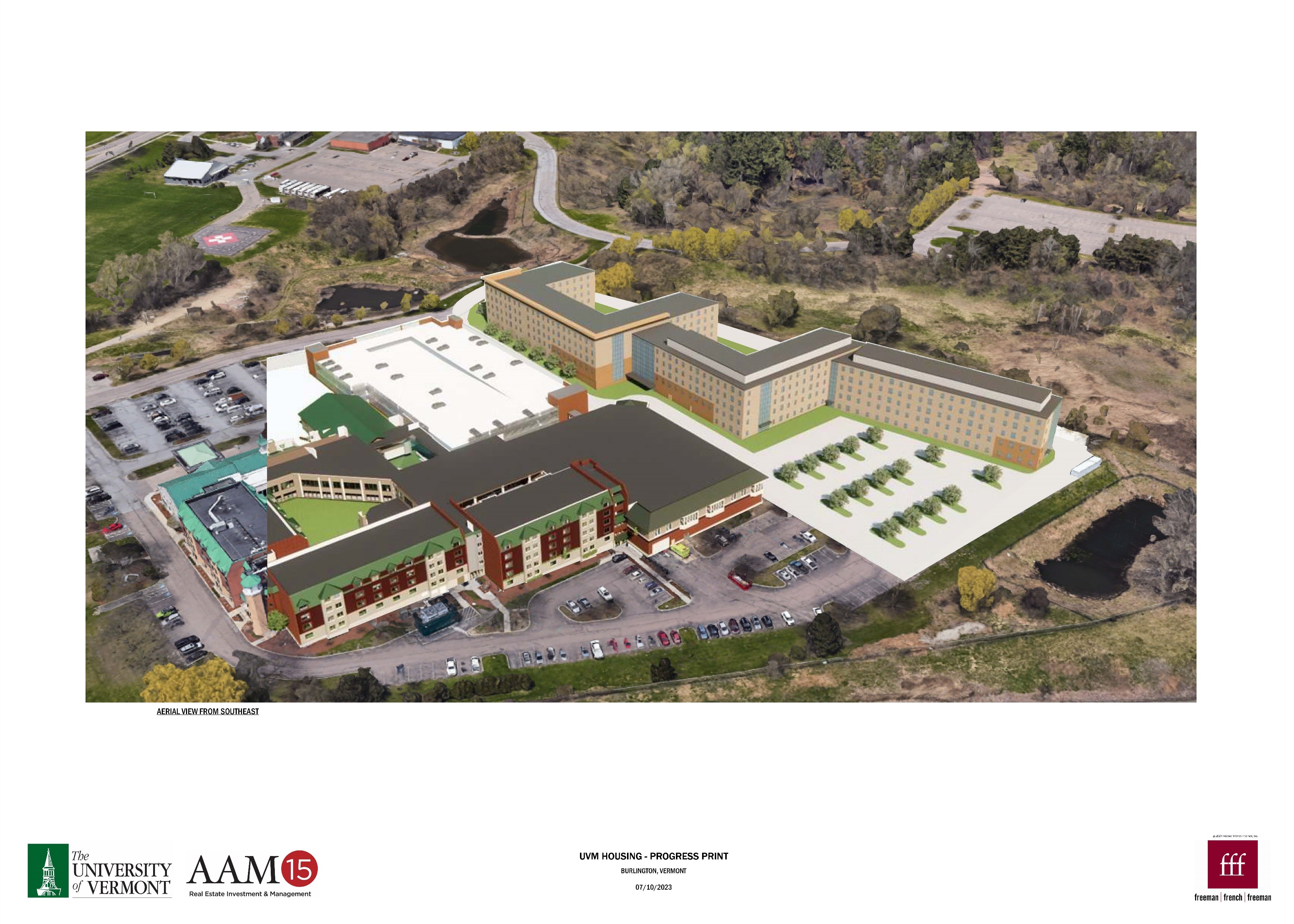 UVM to build new dorms for 540 undergrads near DoubleTree Vermont