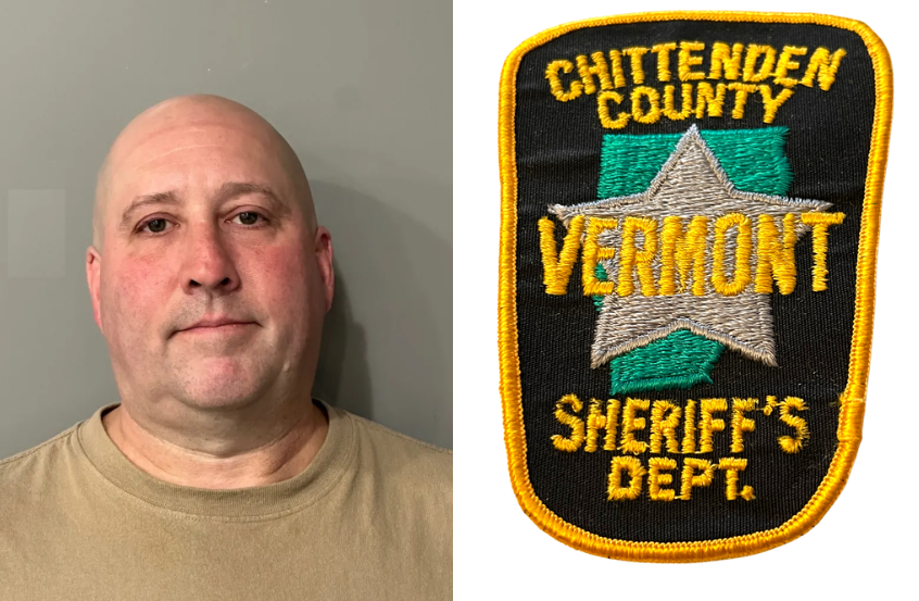 Photo: vermontdailychronicle.com Stephen J. Silva taken into custody by Chittenden County deputies